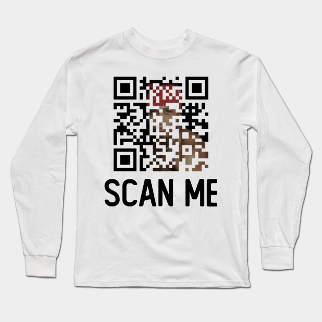 RICARDO MILOS QR CODE Long Sleeve T-Shirt by giovanniiiii